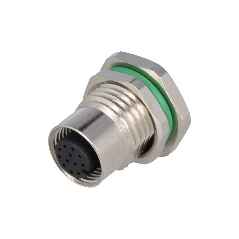Soclu M12 PIN 12 Mamă IP67 | Electronic-mag.ro | Componente Electronice