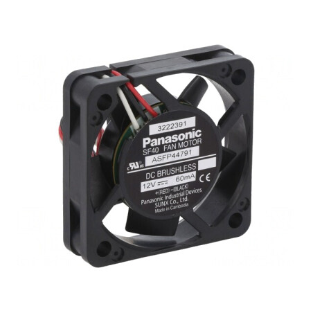 Ventilator axial 12VDC 40x40x10mm | Electronic-mag.ro | Componente Electronice