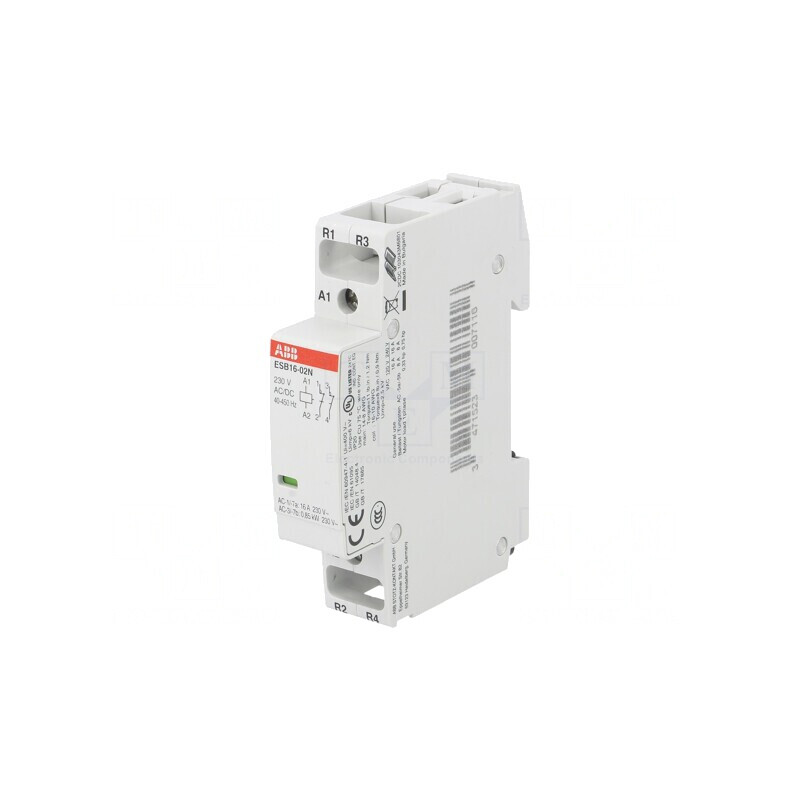 Contactor 2-Poli 16A 230V NC x2 | Electronic-mag.ro | Componente Electronice