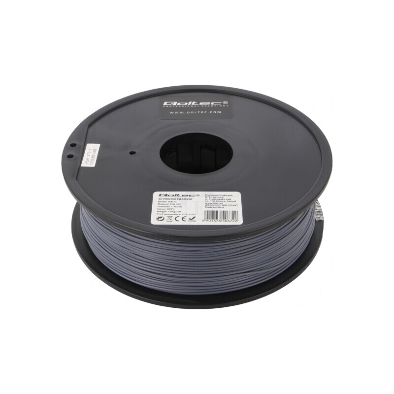PLA PRO Filament Gri 1.75mm 1kg | Electronic-mag.ro | Componente Electronice