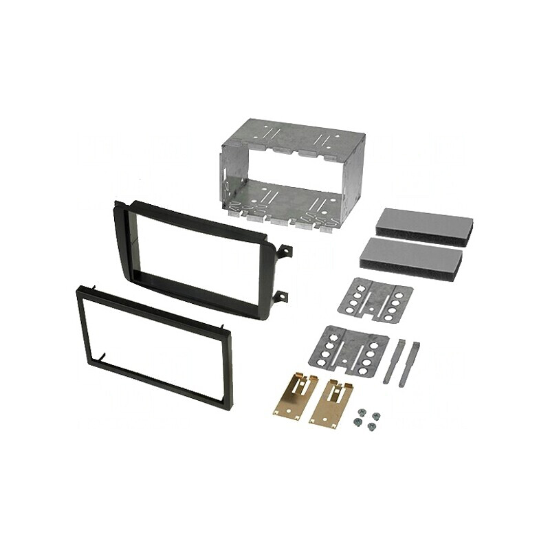 Cadru radio 2 DIN negru pentru Mercedes | Electronic-mag.ro | Componente Electronice