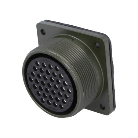 Conector Circular 28mm Aliaj Aluminiu Oliv | Electronic-mag.ro | Componente Electronice