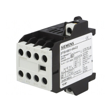 Contactor 4P NC NO 24VAC 8.4A Cleme Șurub | Electronic-mag.ro | Componente Electronice