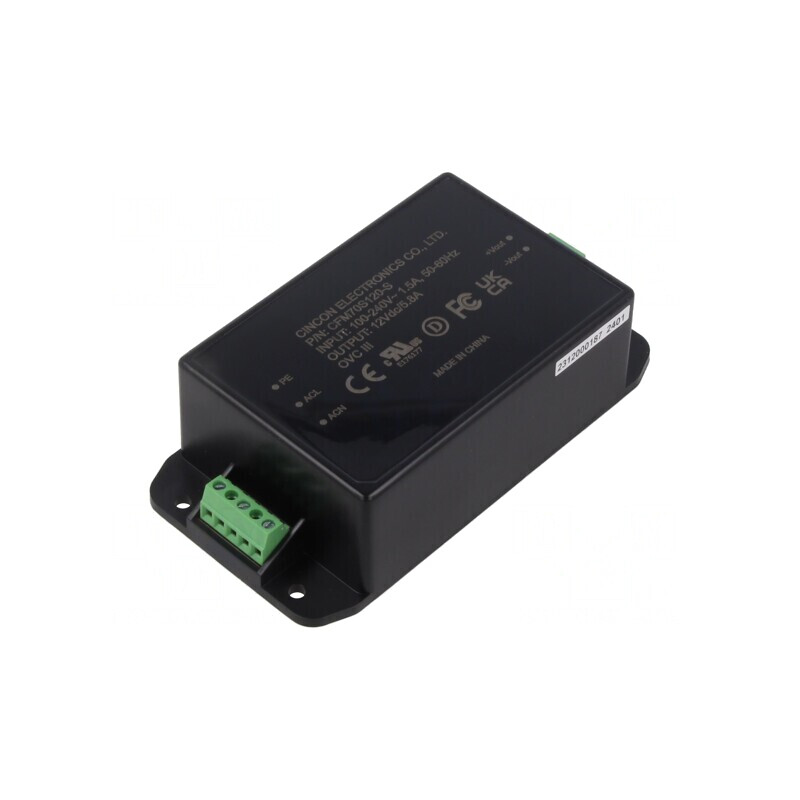 Alimentator Pulsatoriu 70W 12VDC 5.8A | Electronic-mag.ro | Componente Electronice