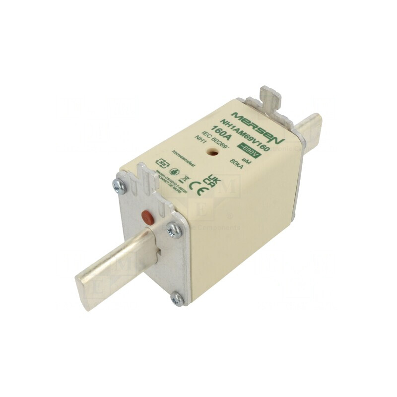 Siguranță NH1 160A 690V Ceramică Industrială | Electronic-mag.ro | Componente Electronice