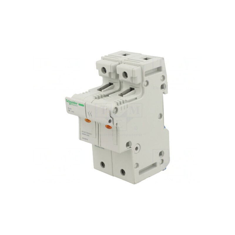 Suport Siguranță Șină DIN Poli 2 | Electronic-mag.ro | Componente Electronice