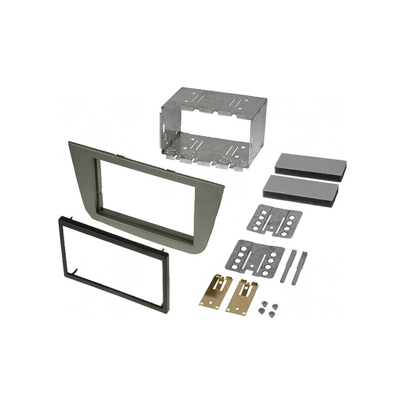 Cadru radio Seat 2 DIN antracit | Electronic-mag.ro | Componente Electronice