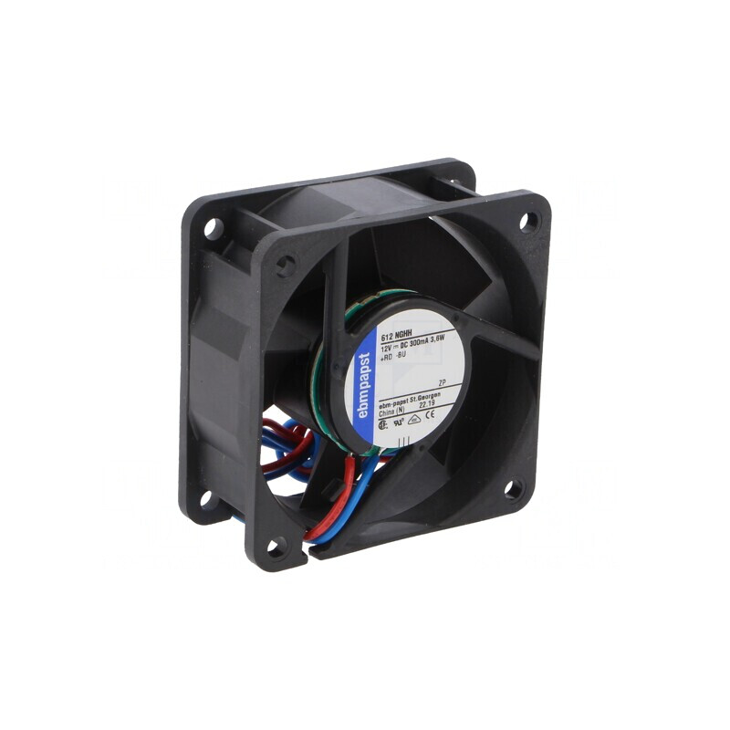 Ventilator axial 12V 60x60x25mm 56m3/h 43dBA | Electronic-mag.ro | Componente Electronice