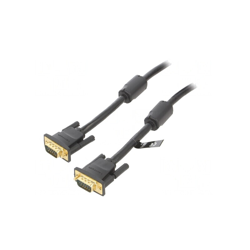 Cablu D-Sub 15 pini HD negru 20m | Electronic-mag.ro | Componente Electronice