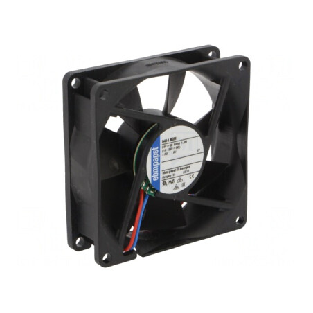 Ventilator axial 24V DC 80x80x25mm 58m3/h 26dBA | Electronic-mag.ro | Componente Electronice