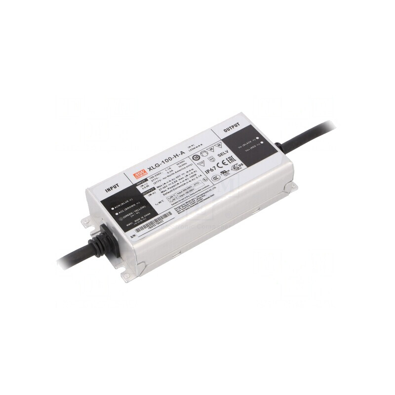 Alimentator LED 100W IP67 27-56V 0.875-2.78A | Electronic-mag.ro | Componente Electronice