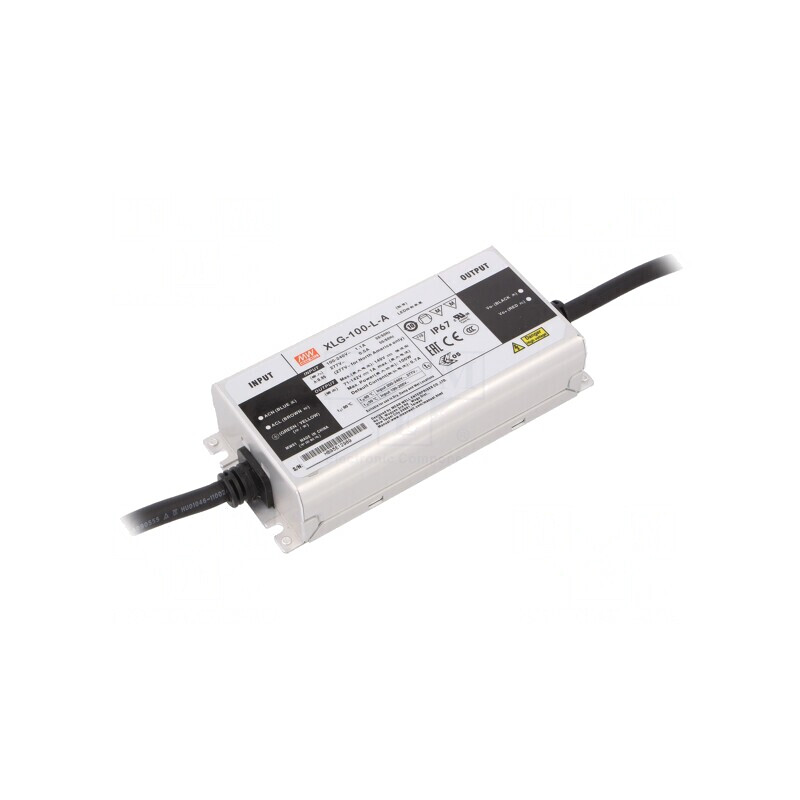 Alimentator LED 100W IP67 71-142VDC 0.35-1.05A | Electronic-mag.ro | Componente Electronice