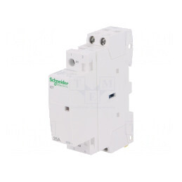 Contactor 2P 25A 230-240VAC NO IP20 | Electronic-mag.ro | Componente Electronice