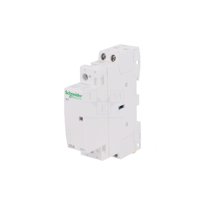 Contactor 2P 25A 230-240VAC NO IP20 | Electronic-mag.ro | Componente Electronice Contactor 2P 25A 230-240VAC NO IP20 | Electronic-mag.ro | Componente Electronice