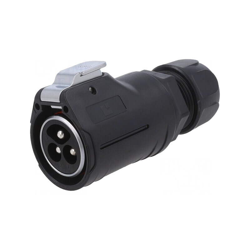 Conector circular mufă 3 PIN tată aurit 28 02 | Electronic-mag.ro | Componente Electronice