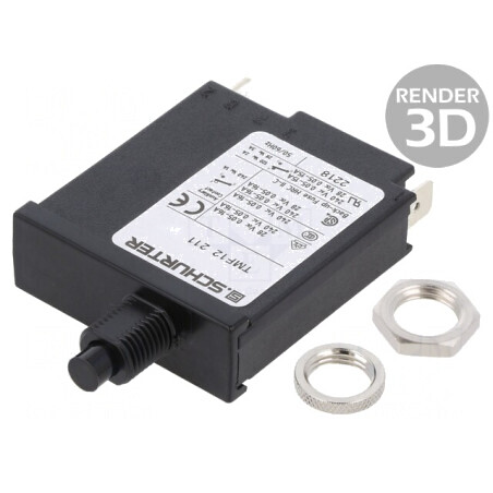 Întrerupător de Supracurent 240VAC 6A | Electronic-mag.ro | Componente Electronice