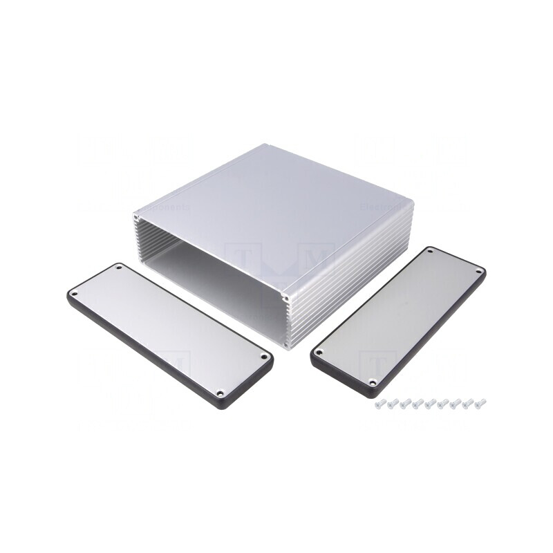 Carcasă Aluminiu Gri 165x160x51mm | Electronic-mag.ro | Componente Electronice