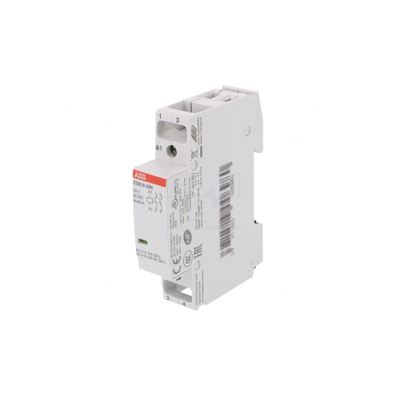 Contactor 2-poli 16A 24V NO | Electronic-mag.ro | Componente Electronice
