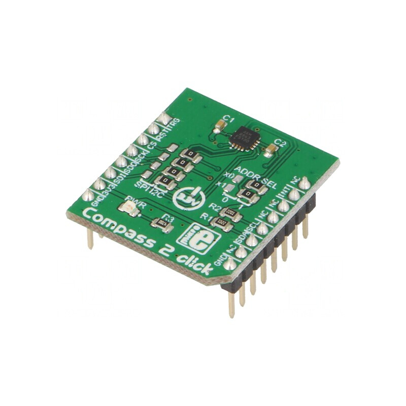 Sensor Magnetic Field I2C/SPI 3.3V Compass 2 Click | Electronic-mag.ro | Componente Electronice Sensor Magnetic Field I2C/SPI 3.3V Compass 2 Click | Electronic-mag.ro | Componente Electronice