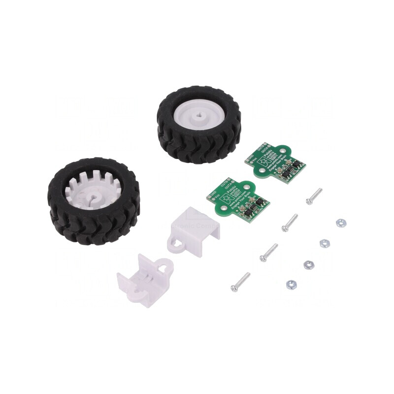 Ax cu Codificator Negru/Alb Crestătură D 42mm 19mm | Electronic-mag.ro | Componente Electronice