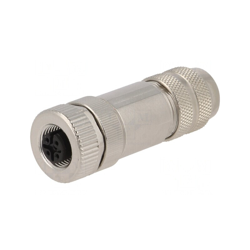 Mufă M12 5-Pin Mamă IP67 pe Cablu | Electronic-mag.ro | Componente Electronice