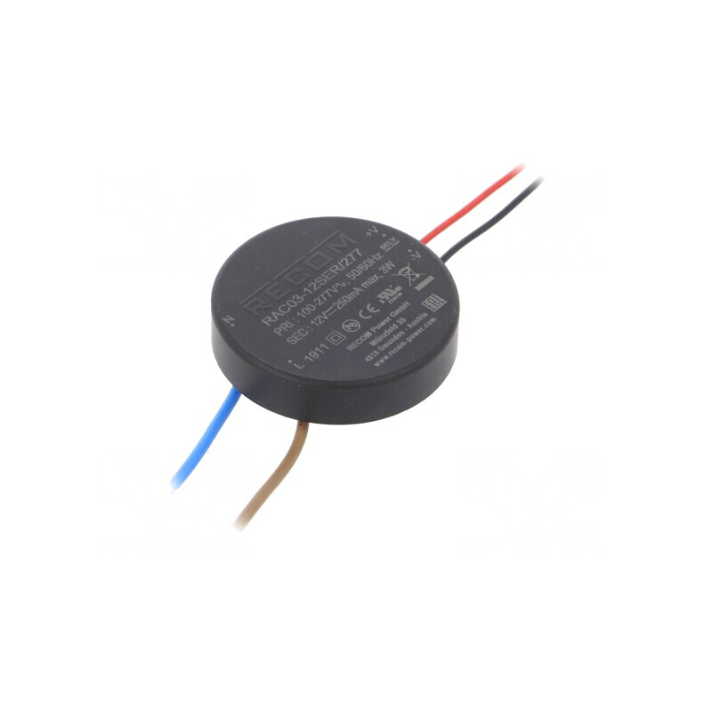 Convertor AC/DC 3W 12VDC RAC03-12SER/277 | Electronic-mag.ro | Componente Electronice