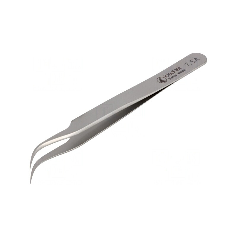 Pensetă de Precizie 115mm cu Vârf Curbat | Electronic-mag.ro | Componente Electronice