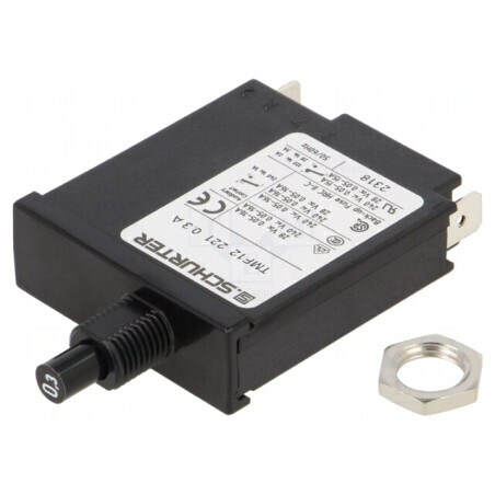 Întrerupător de supracurent 240VAC 28VDC 0,3A SPST IP40 | Electronic-mag.ro | Componente Electronice
