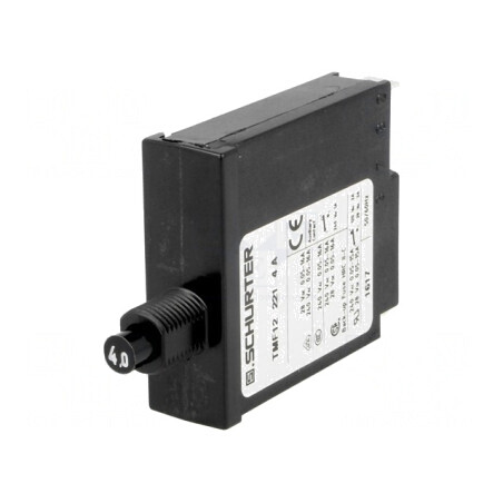 Întrerupător de Supracurent 4A SPST 240VAC 28VDC | Electronic-mag.ro | Componente Electronice