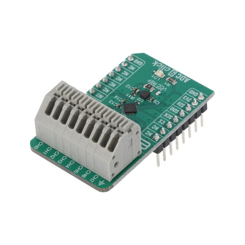 ADC 9 CLICK - Click Board Convertor A/D GPIO, SPI MCP3564 Prototip | Electronic-mag.ro | Componente Electronice ADC 9 CLICK - Click Board Convertor A/D GPIO, SPI MCP3564 Prototip | Electronic-mag.ro | Componente Electronice