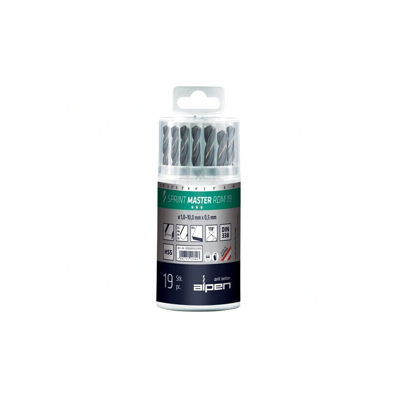Set Burghie Metal Oțel Rapid HSS Blister SPRINT MASTER | Electronic-mag.ro | Componente Electronice