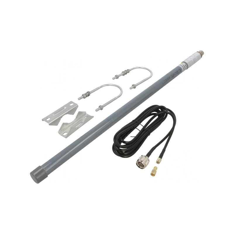 Antenă Externă WiFi Gri N SMA 868MHz 5.8dBi | Electronic-mag.ro | Componente Electronice