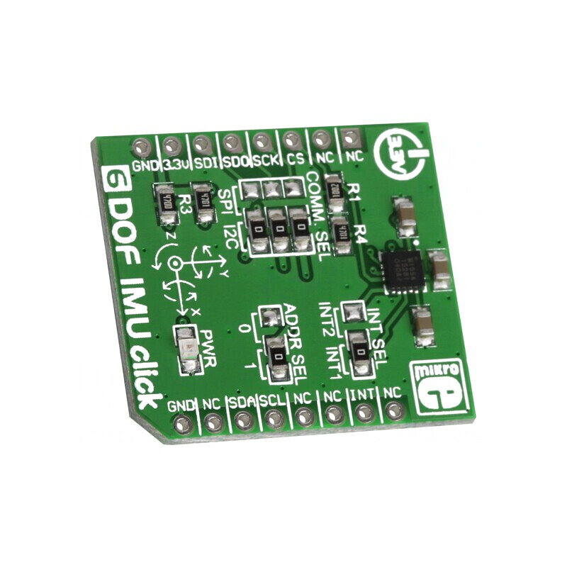 Click Board Accelerometru Giroscop 6DOF IMU 3.3V | Electronic-mag.ro | Componente Electronice Click Board Accelerometru Giroscop 6DOF IMU 3.3V | Electronic-mag.ro | Componente Electronice