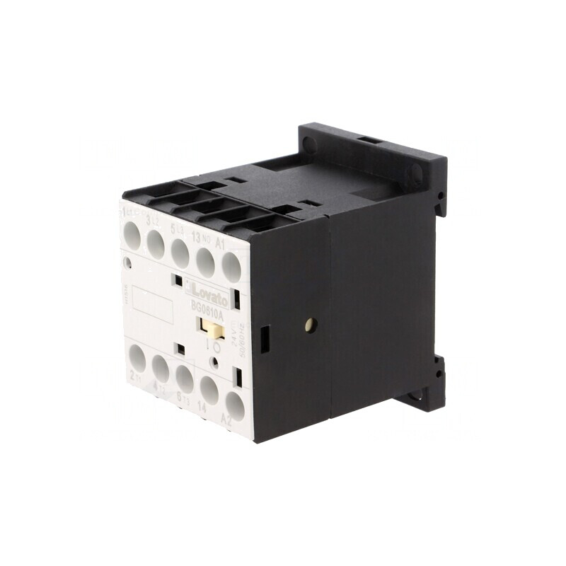 Contactor 3P 24VAC 6A cu 3 Contacte Auxiliare NO | Electronic-mag.ro | Componente Electronice