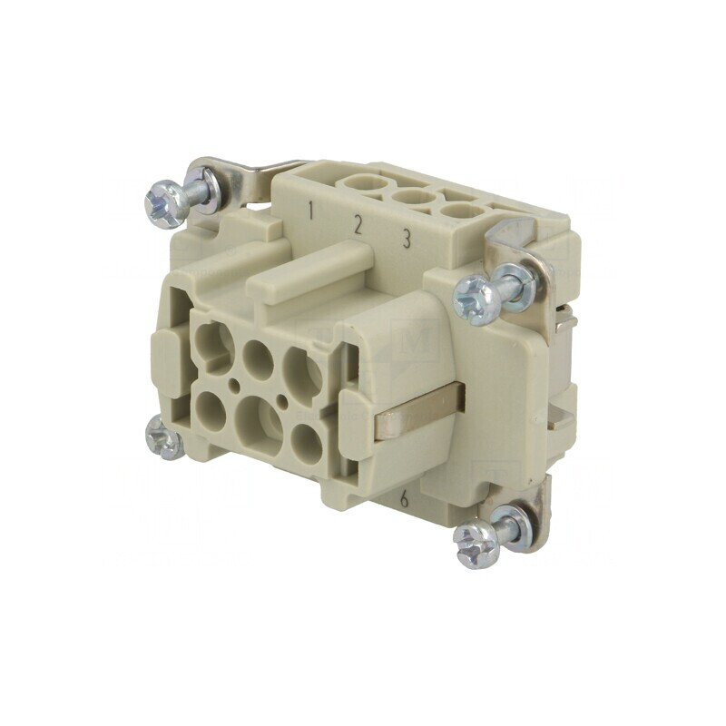 Conector inserturi de contact mamă Han Ex PIN 6 6 PE | Electronic-mag.ro | Componente Electronice