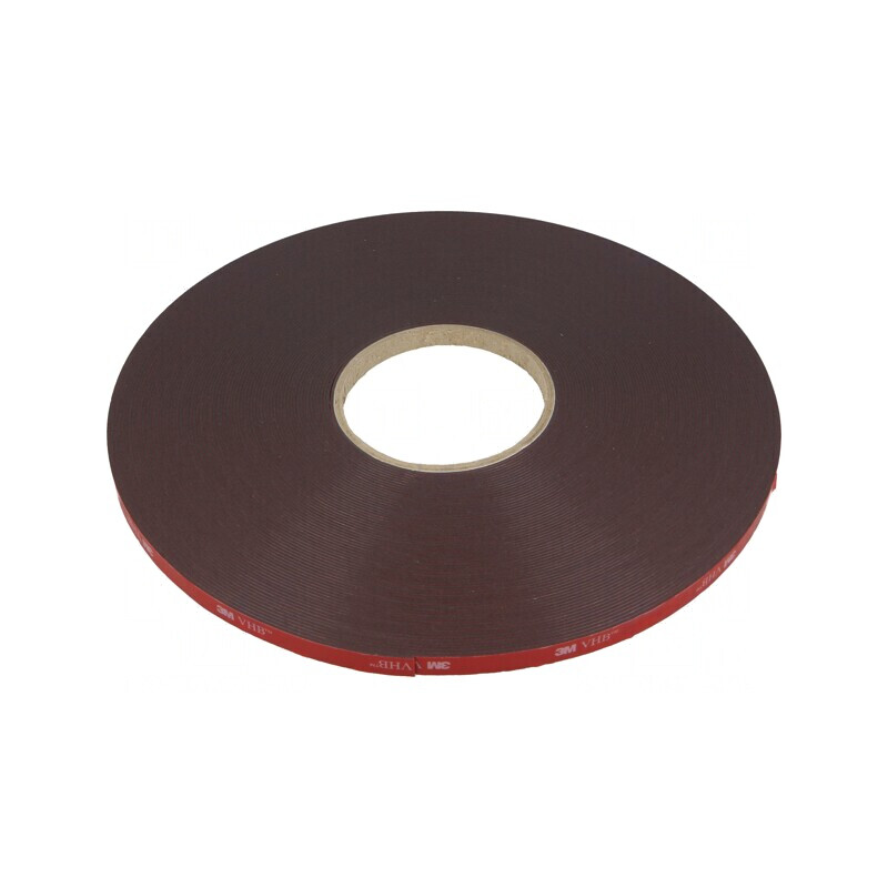 Bandă de Fixare Acrilică Gri Întunecat 9mm x 33m VHB 4611 | Electronic-mag.ro | Componente Electronice