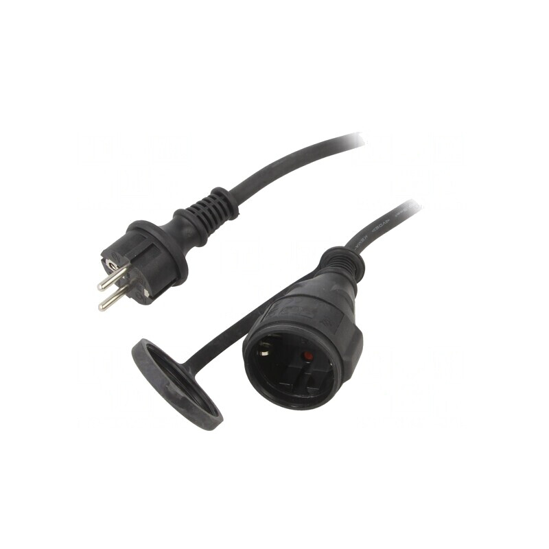 Prelungitor electric 10m negru 10A | Electronic-mag.ro | Componente Electronice