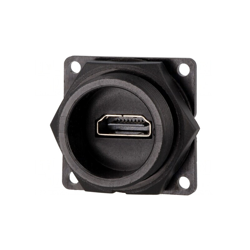 Conector HDMI Data-Con-X THT IP67/IP68 | Electronic-mag.ro | Componente Electronice
