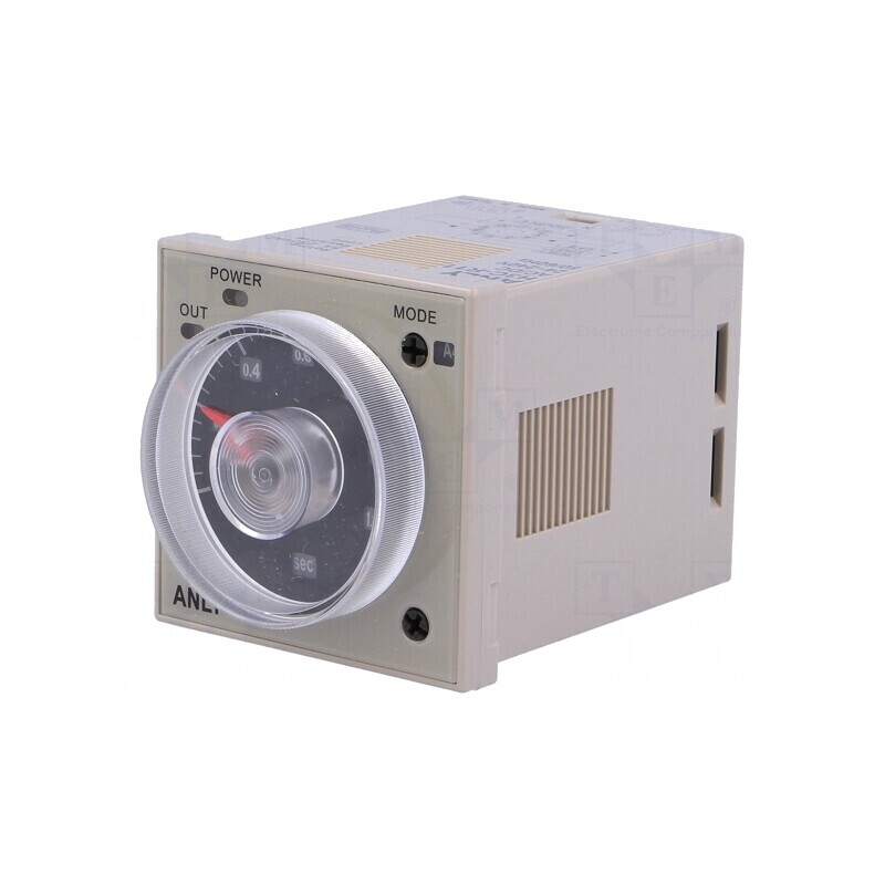Timer 0,2s-300h DPDT 250VAC 5A 24-240VAC/DC H3C-R11 | Electronic-mag.ro | Componente Electronice