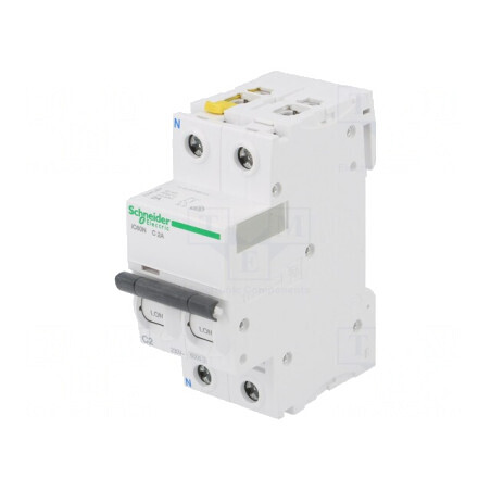 Întrerupător de supracurent 2A 400V 1P C | Electronic-mag.ro | Componente Electronice