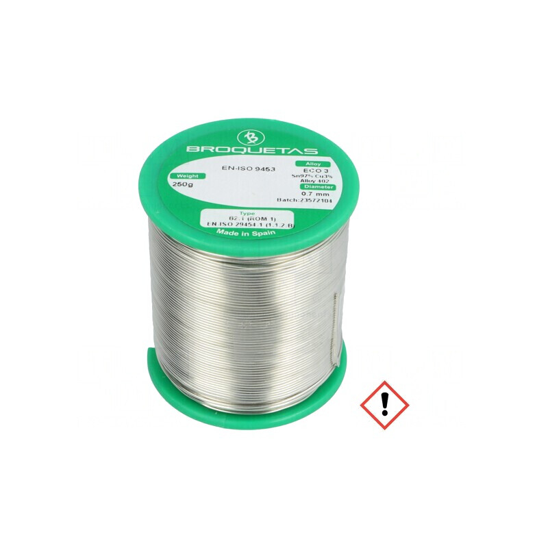 Sârmă de lipit fără plumb 0,7mm 250g | Electronic-mag.ro | Componente Electronice