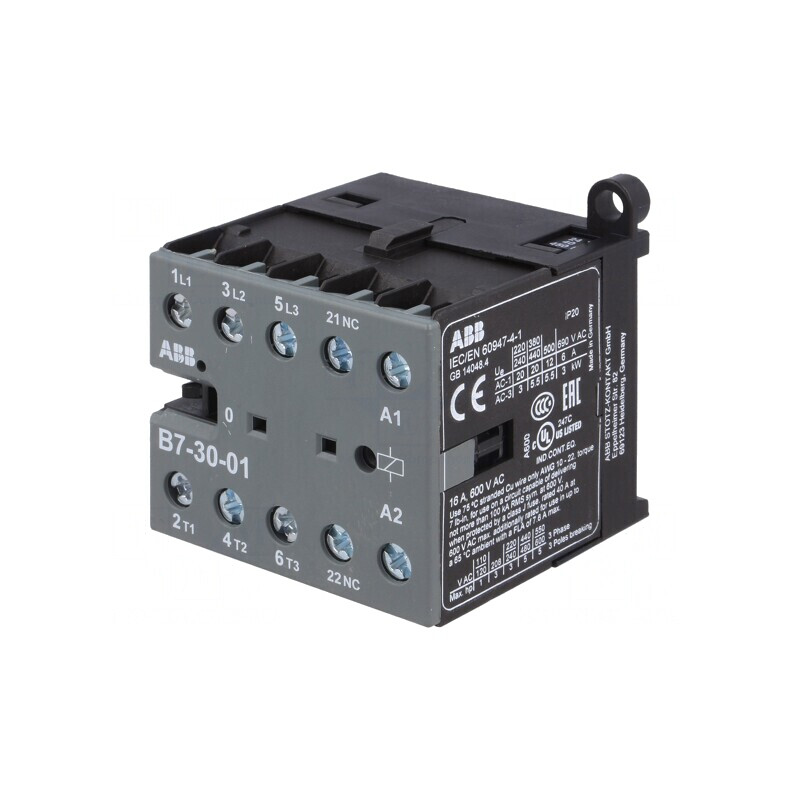 Contactor 3-Pini 24VAC 7A | Electronic-mag.ro | Componente Electronice