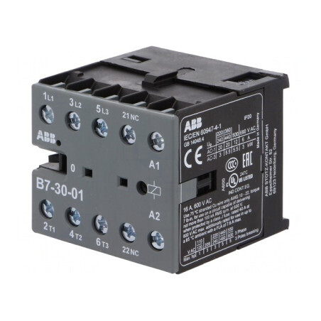 Contactor 3P 42VAC 7A cu 3 Contacte NC | Electronic-mag.ro | Componente Electronice