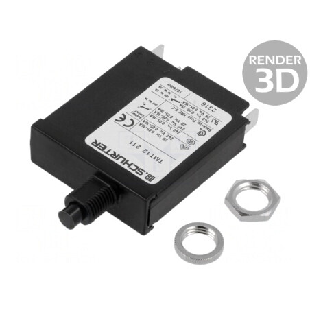 Întrerupător Supracurent 240VAC 28VDC 15A SPST IP40 | Electronic-mag.ro | Componente Electronice