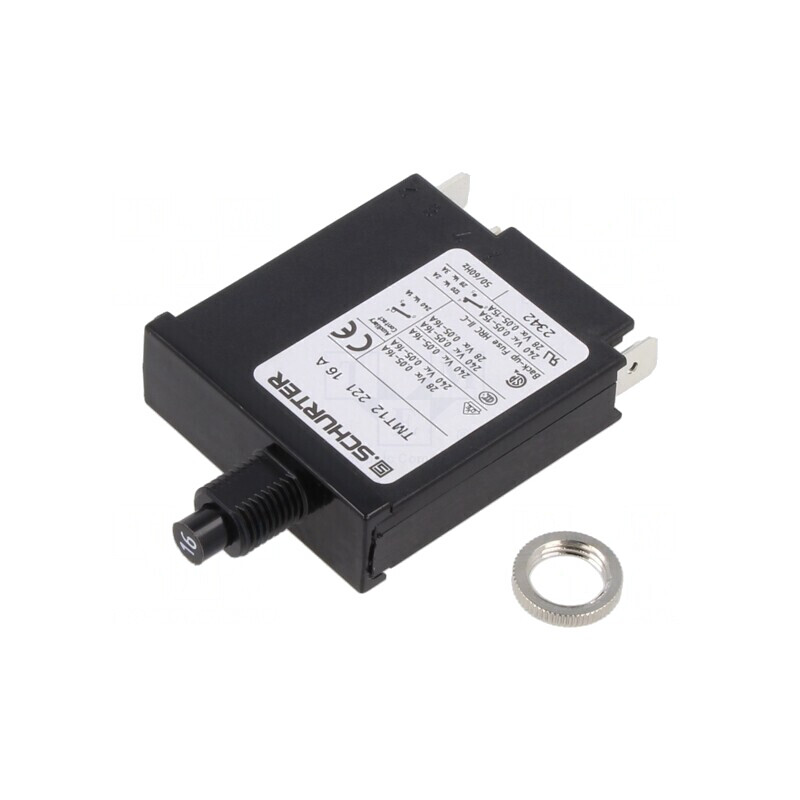 Întrerupător de supracurent 240VAC 16A IP40 | Electronic-mag.ro | Componente Electronice