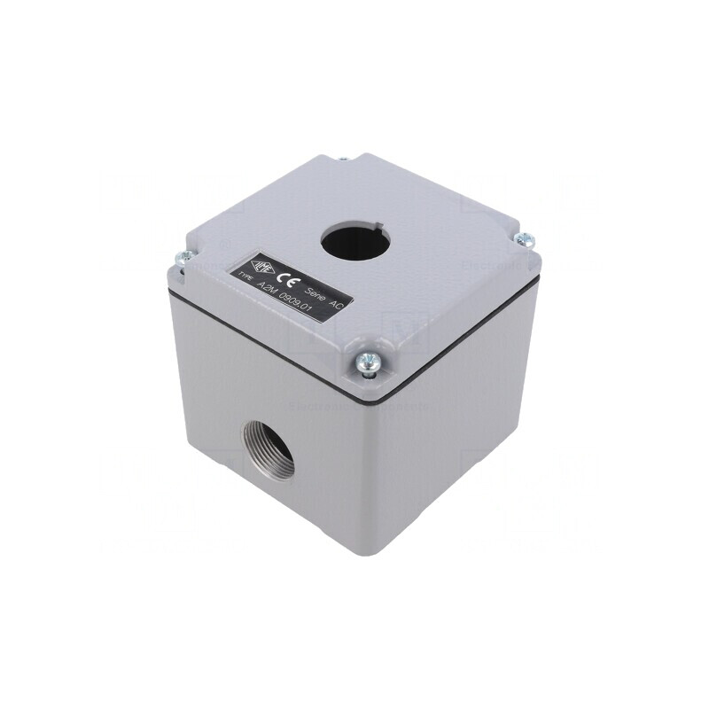 Carcasă pentru pilot IP65 92x92x86mm Standard 22mm | Electronic-mag.ro | Componente Electronice