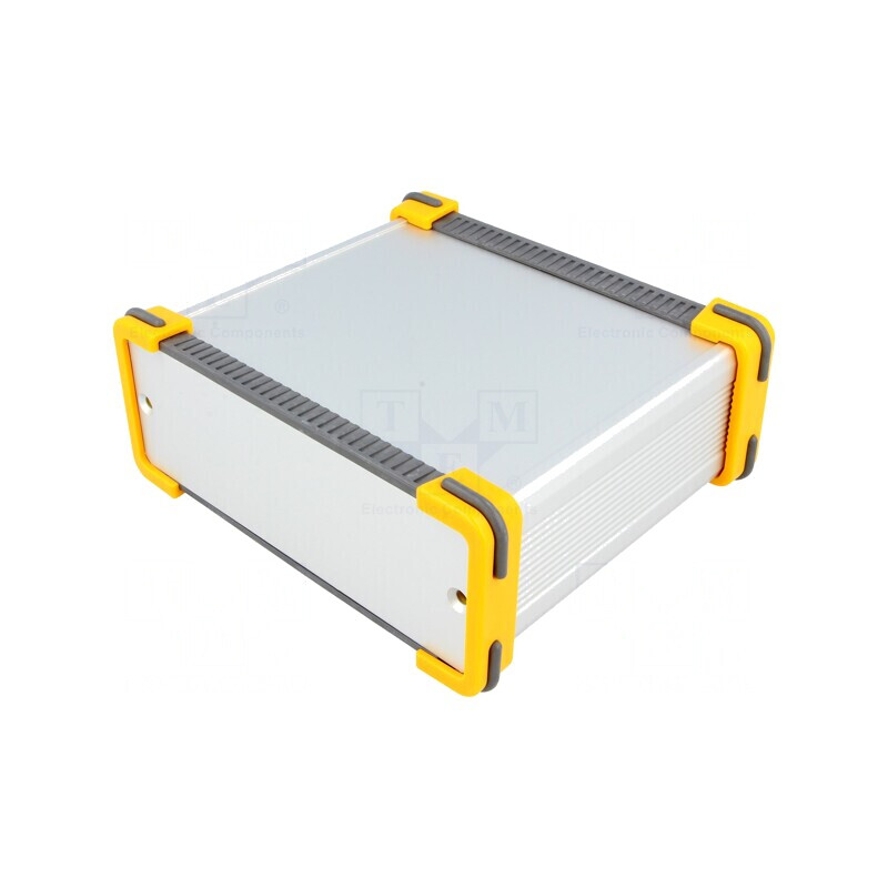 Carcasă aluminiu gri 131x100x53.5mm | Electronic-mag.ro | Componente Electronice