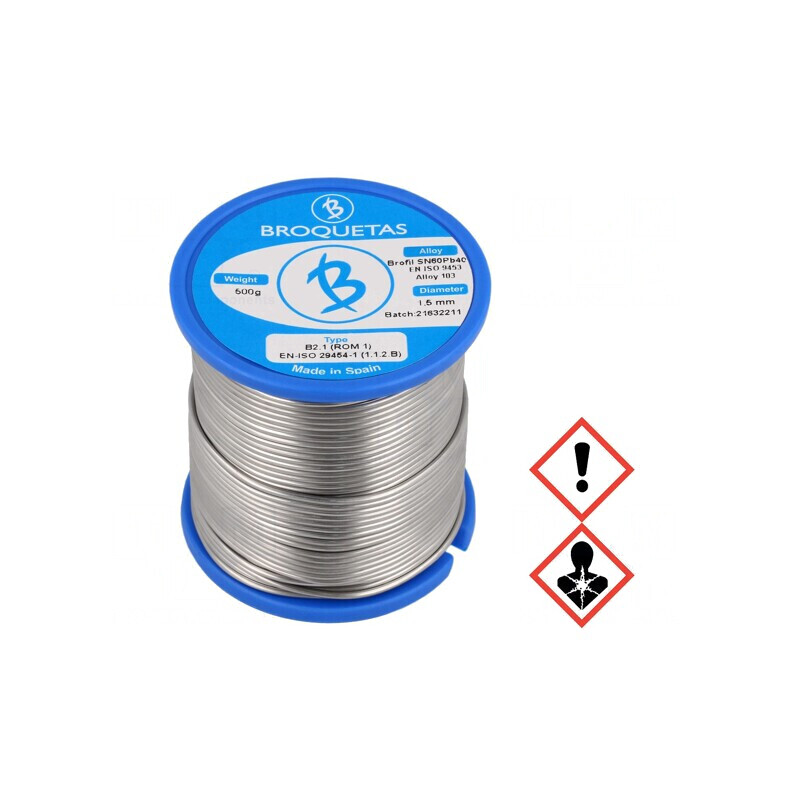 Sârmă de lipit cu plumb 1,5mm 0,5kg BROFIL | Electronic-mag.ro | Componente Electronice