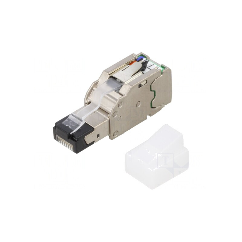 Mufă RJ45 Cat 5e Ecranat 8p4c 5.8-9mm | Electronic-mag.ro | Componente Electronice