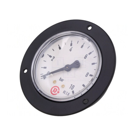 Manometru 0-10bar 63mm Lichide și Gaze Inerte | Electronic-mag.ro | Componente Electronice